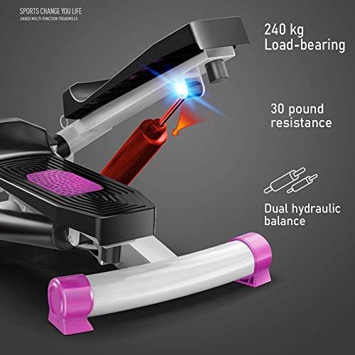 YZU Mini Stepper 2 en 1 con Pantalla LCD, Paso a Paso silencioso del hogar, Máquina de Entrenamiento de Pierna Muslo Brazo, para Ejercicio en el hogar y la Oficina YZU Mini Stepper 2 en 1 con Pantalla LCD, Paso a Paso silencioso del hogar, Máquina de Entrenamiento de Pierna Muslo Brazo, para Ejercicio en el hogar y la Oficina