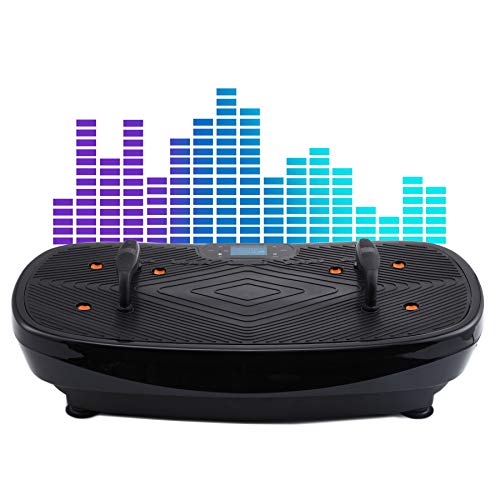 Z ZELUS 4D Plataforma Vibratoria de Fitness 440W Placa Vibratoria para Ejercicios Musculares 120 Niveles Fitness Plate Vibration con Asas/Bandas de Resistencia/Control Remoto (Negro) Z ZELUS 4D Plataforma Vibratoria de Fitness 440W Placa Vibratoria para Ejercicios Musculares 120 Niveles Fitness Plate Vibration con Asas/Bandas de Resistencia/Control Remoto (Negro)