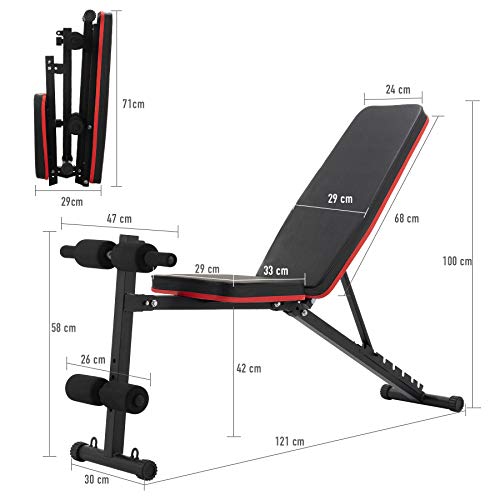 Z ZELUS Banco de Pesas Plegable con Bandas de Resistencia Banco de Musculación para Gimnasio en Casa Banco de Pesas Multifuncional para Entrenamiento Z ZELUS Banco de Pesas Plegable con Bandas de Resistencia Banco de Musculación para Gimnasio en Casa Banco de Pesas Multifuncional para Entrenamiento