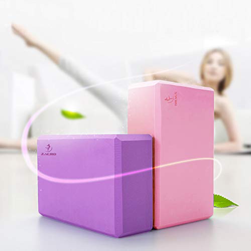Zacro 2 Pack Bloque de Yoga + 1.5m Banda de Resistencia de Yoga Bloque de Espuma EVA de Alta Densidad para Mejora la Fuerza, el Equilibrio y La Flexibilidad, para Yoga, Pilates y Meditación - 200g Zacro 2 Pack Bloque de Yoga + 1.5m Banda de Resistencia de Yoga Bloque de Espuma EVA de Alta Densidad para Mejora la Fuerza, el Equilibrio y La Flexibilidad, para Yoga, Pilates y Meditación - 200g