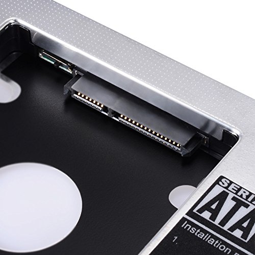 Zacro SATA HDD HD SATA Segundo 2.5 '' Disco Duro Caddy/Optical Bahía de Disco Duro SATA de 12,7 mm Portátil de CD/DVD-ROM de HP Sony Acer IBM ASUS Fujitsu Toshiba etc Zacro SATA HDD HD SATA Segundo 2.5 '' Disco Duro Caddy/Optical Bahía de Disco Duro SATA de 12,7 mm Portátil de CD/DVD-ROM de HP Sony Acer IBM ASUS Fujitsu Toshiba etc
