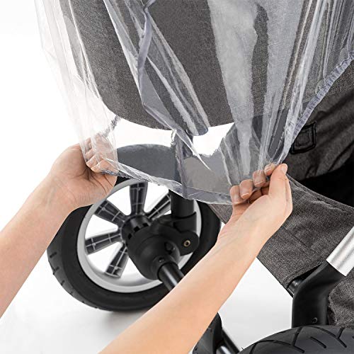 Zamboo - Protector de lluvia universal para cochecitos y capazos de bebé - Burbuja de lluvia con ventana con visera, buena circulación de aire, libre de sustancias nocivas Zamboo - Protector de lluvia universal para cochecitos y capazos de bebé - Burbuja de lluvia con ventana con visera, buena circulación de aire, libre de sustancias nocivas