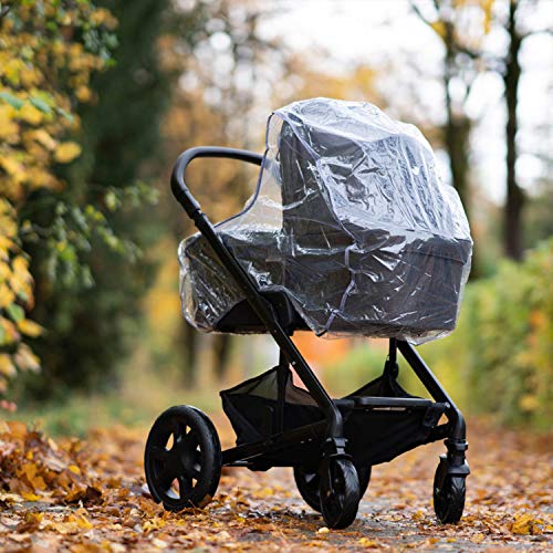 Zamboo - Protector de lluvia universal para cochecitos y capazos de bebé - Burbuja de lluvia con ventana con visera, buena circulación de aire, libre de sustancias nocivas Zamboo - Protector de lluvia universal para cochecitos y capazos de bebé - Burbuja de lluvia con ventana con visera, buena circulación de aire, libre de sustancias nocivas