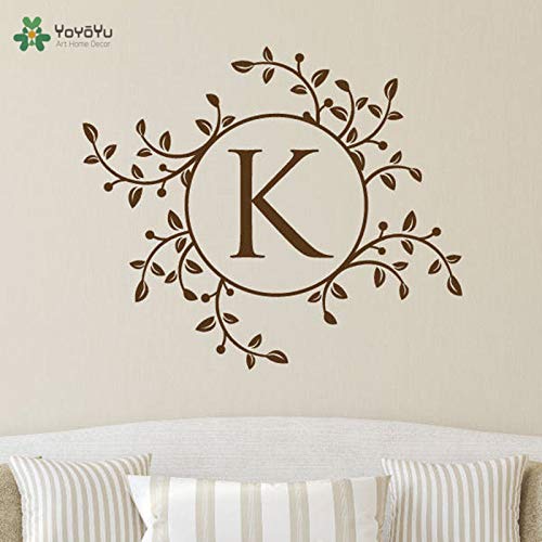 zaosan Etiqueta de la Pared Carta Personalizada Pegatinas de Pared de Vinilo Ramas Extraíbles Hojas Patrón Arte Mural Interior Decoración para el hogar 49x42 cm zaosan Etiqueta de la Pared Carta Personalizada Pegatinas de Pared de Vinilo Ramas Extraíbles Hojas Patrón Arte Mural Interior Decoración para el hogar 49x42 cm