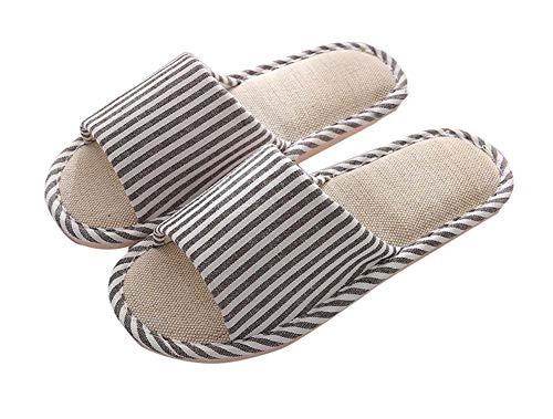 Zapatilla de lino, Zapatillas de casa para el verano Ligero antideslizante, C1 Zapatilla de lino, Zapatillas de casa para el verano Ligero antideslizante, C1