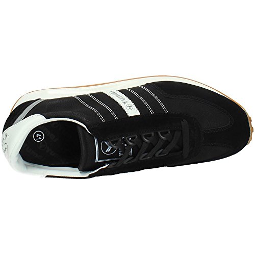 Zapatilla Sneaker Yumas New Monaco Fabricado en Piel Serraje y Microfibra Plantilla Textil para Hombre
