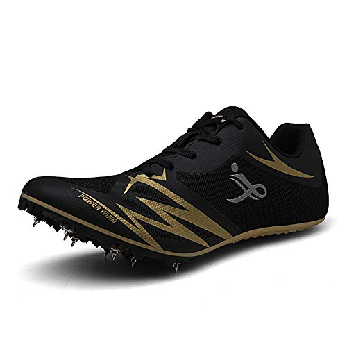 Zapatillas de atletismo unisex Zapatillas De Correr con Clavos para hombre mujer Zapatillas de atletismo atléticas Zapatillas de carrera con 7 espigas Niños Niñas,Negro,35EU Zapatillas de atletismo unisex Zapatillas De Correr con Clavos para hombre mujer Zapatillas de atletismo atléticas Zapatillas de carrera con 7 espigas Niños Niñas,Negro,35EU