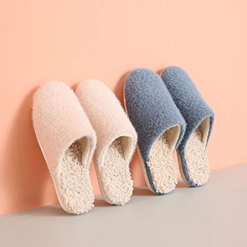 Zapatillas de casa Par de zapatillas de algodón modelos femeninos de invierno cálido hogar zapatillas de lana de uso doméstico en interiores de casas y el algodón terciopelo zapatos hombres CáLido Zap Zapatillas de casa Par de zapatillas de algodón modelos femeninos de invierno cálido hogar zapatillas de lana de uso doméstico en interiores de casas y el algodón terciopelo zapatos hombres CáLido Zap