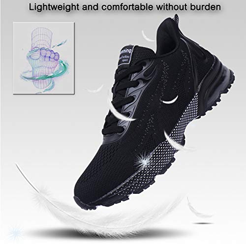 Zapatillas de Deporte Hombre Mujer Respirable para Correr Deportes Zapatos Running Calzado Deportivo de Exterior Gimnasio Sneakers