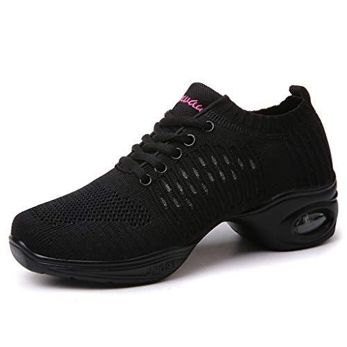 Zapatillas De Deporte Para Mujer Zapato De Baile De Malla Ligeras Zapatillas Deportivas Transpirables Zapatos Verano De Baile Latino Para Mujeres Zapatillas De Danza Jazz Wyxhkj