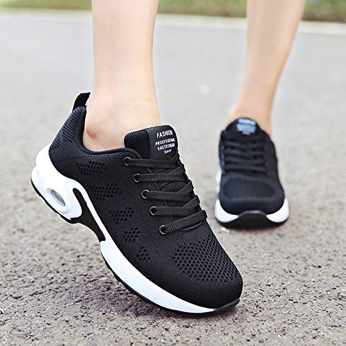 Zapatillas de Deporte Respirable para Correr Deportes Zapatos Running Cojines de Aire Calzado Mecedora Net para Estudiante Volar Zapatos Deportivas de Mujer Gimnasia Ligero Sneakers Atletismo riou Zapatillas de Deporte Respirable para Correr Deportes Zapatos Running Cojines de Aire Calzado Mecedora Net para Estudiante Volar Zapatos Deportivas de Mujer Gimnasia Ligero Sneakers Atletismo riou