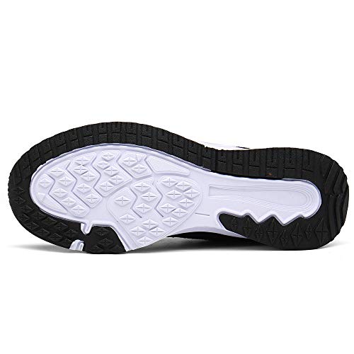 Zapatillas de Deportivos de Running para Mujer Gimnasia Ligero Sneakers Negro Azul Gris Blanco 35-40 Negro 39