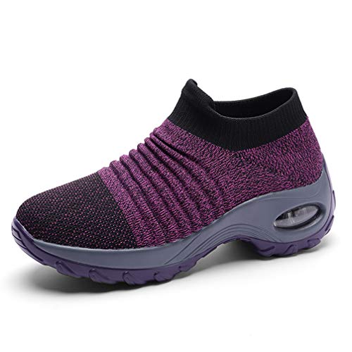 Zapatillas de fitness para mujer Active Fit Step Up Roller Toning Gym Walking Shoes, color Morado, talla 40 EU Zapatillas de fitness para mujer Active Fit Step Up Roller Toning Gym Walking Shoes, color Morado, talla 40 EU