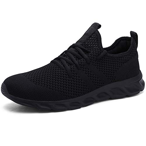Zapatillas de Running para Hombre Casual Tenis Asfalto Zapatos Deporte Fitness Gym Correr Gimnasio Deportives Transpirables Seguridad Atlético Trekking Bambas Plataform Sneakers Negro 42 EU Zapatillas de Running para Hombre Casual Tenis Asfalto Zapatos Deporte Fitness Gym Correr Gimnasio Deportives Transpirables Seguridad Atlético Trekking Bambas Plataform Sneakers Negro 42 EU