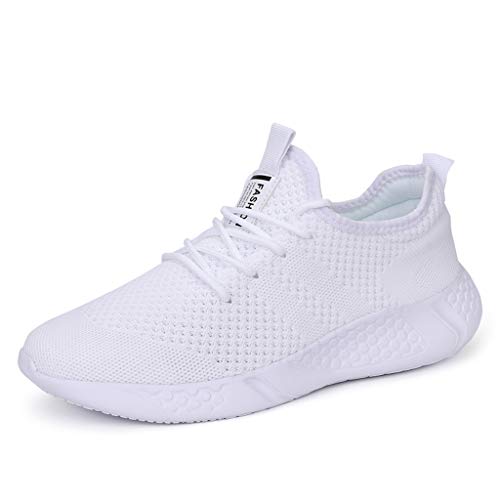 Zapatillas de Running para Hombre Casual Tenis Asfalto Zapatos Deporte Fitness Gym Correr Gimnasio Deportives Transpirables Seguridad Atlético Trekking Bambas Plataform Sneakers