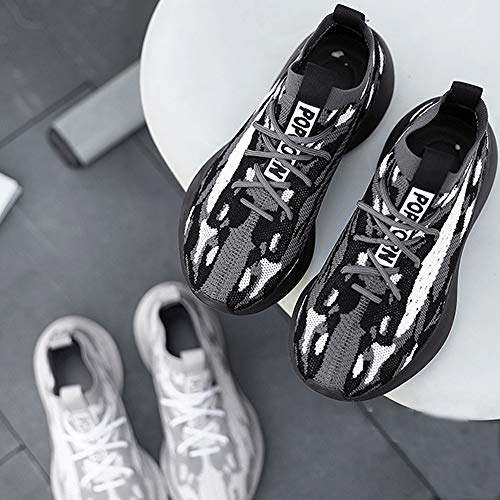 Zapatillas Moda Running para Hombre Deportivas Hombre Mujer Zapatos para Correr Gimnasio Sneaker Aire Libre y Deportes Calzado Black 42 Zapatillas Moda Running para Hombre Deportivas Hombre Mujer Zapatos para Correr Gimnasio Sneaker Aire Libre y Deportes Calzado Black 42
