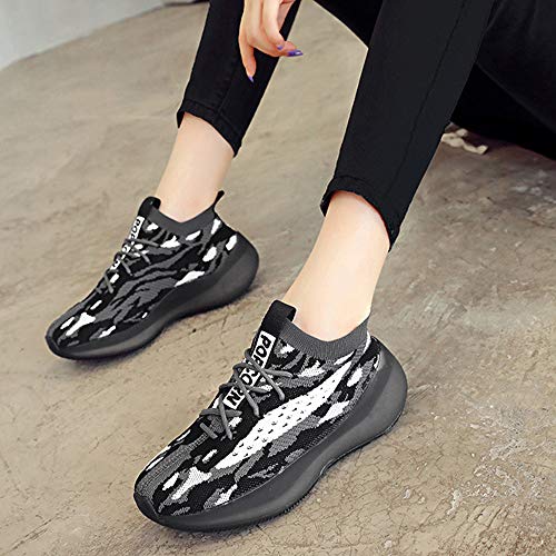 Zapatillas Moda Running para Hombre Deportivas Hombre Mujer Zapatos para Correr Gimnasio Sneaker Aire Libre y Deportes Calzado Black 42 Zapatillas Moda Running para Hombre Deportivas Hombre Mujer Zapatos para Correr Gimnasio Sneaker Aire Libre y Deportes Calzado Black 42