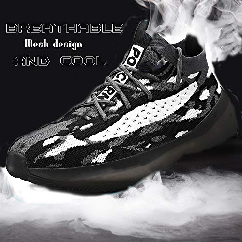 Zapatillas Moda Running para Hombre Deportivas Hombre Mujer Zapatos para Correr Gimnasio Sneaker Aire Libre y Deportes Calzado Black 42 Zapatillas Moda Running para Hombre Deportivas Hombre Mujer Zapatos para Correr Gimnasio Sneaker Aire Libre y Deportes Calzado Black 42