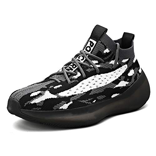 Zapatillas Moda Running para Hombre Deportivas Hombre Mujer Zapatos para Correr Gimnasio Sneaker Aire Libre y Deportes Calzado Black 42 Zapatillas Moda Running para Hombre Deportivas Hombre Mujer Zapatos para Correr Gimnasio Sneaker Aire Libre y Deportes Calzado Black 42