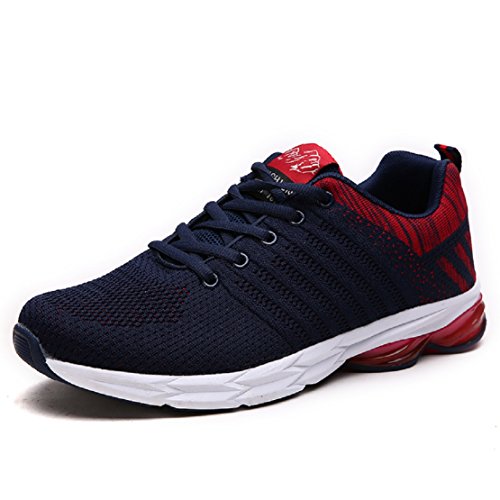 Zapatillas Running para Hombre Aire Libre y Deporte Transpirables Casual Zapatos Gimnasio Correr Sneakers Azul 43 Zapatillas Running para Hombre Aire Libre y Deporte Transpirables Casual Zapatos Gimnasio Correr Sneakers Azul 43