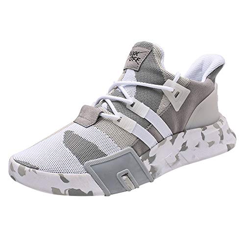 Zapatillas Running para Hombre Aire Libre y Deporte Transpirables Ligeras Zapatos Gimnasio Correr Malla Sneakers Casual Comodas Deportivas Zapatos competitivos Blanco riou Zapatillas Running para Hombre Aire Libre y Deporte Transpirables Ligeras Zapatos Gimnasio Correr Malla Sneakers Casual Comodas Deportivas Zapatos competitivos Blanco riou