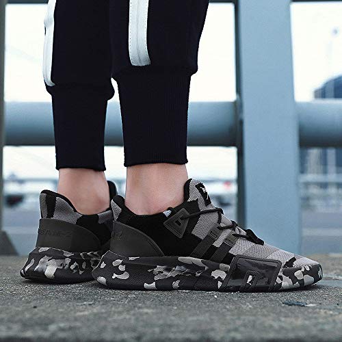 Zapatillas Running para Hombre Aire Libre y Deporte Transpirables Ligeras Zapatos Gimnasio Correr Malla Sneakers Casual Comodas Deportivas Zapatos competitivos Blanco riou Zapatillas Running para Hombre Aire Libre y Deporte Transpirables Ligeras Zapatos Gimnasio Correr Malla Sneakers Casual Comodas Deportivas Zapatos competitivos Blanco riou