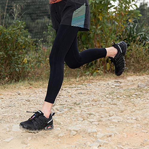 Zapatillas Trail Running Hombre Mujer Impermeables Zapatos Trekking Ligero Botas Senderismo Bajos Multideporte A Negro Talla EU 42 Zapatillas Trail Running Hombre Mujer Impermeables Zapatos Trekking Ligero Botas Senderismo Bajos Multideporte A Negro Talla EU 42