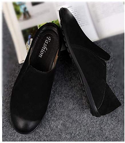 Zapatos de Hombre Holgazanes De Conducción for Los Zapatos De Los Hombres Grada for Embarcaciones En Vendas De Elástico Mate De Cuero Genuino De Costura De Empalme Crafts Súper Blando De Doble Uso Zapatos de Hombre Holgazanes De Conducción for Los Zapatos De Los Hombres Grada for Embarcaciones En Vendas De Elástico Mate De Cuero Genuino De Costura De Empalme Crafts Súper Blando De Doble Uso