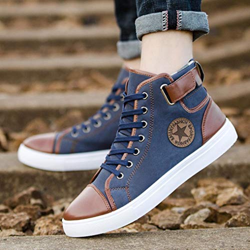 Zapatos de pareja, Covermason Casual par Zapatos Botas High Top Canvas