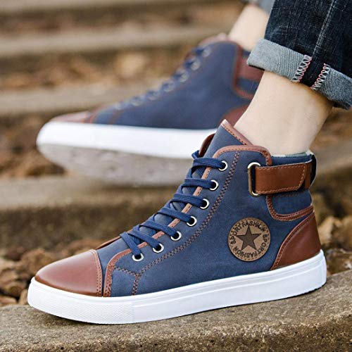 Zapatos de pareja, Covermason Casual par Zapatos Botas High Top Canvas