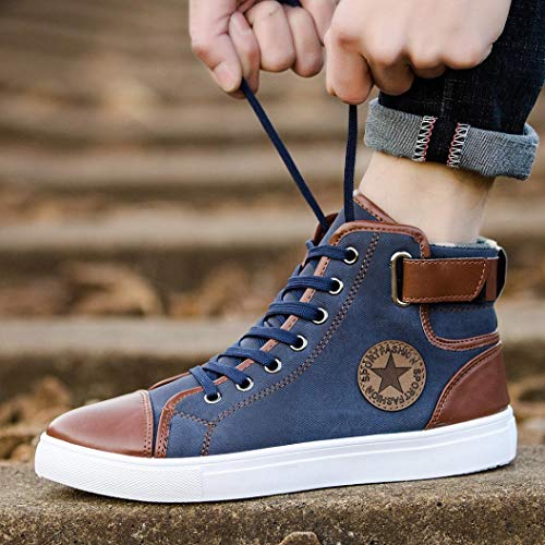 Zapatos de pareja, Covermason Casual par Zapatos Botas High Top Canvas