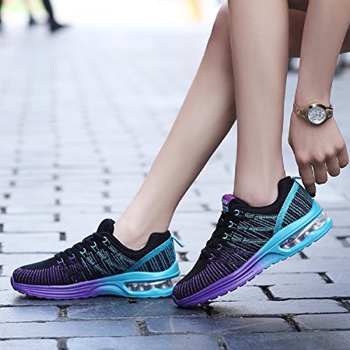 Zapatos de Running Para Mujer Zapatillas Deportivo Outdoor Calzado Asfalto Sneakers Negro 40 Zapatos de Running Para Mujer Zapatillas Deportivo Outdoor Calzado Asfalto Sneakers Negro 40