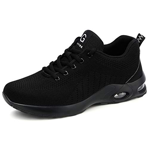 Zapatos de Seguridad Hombres Cómodo Zapatos de Trabajo Zapatillas con Punta de Acero Ultra Liviano(cojin Negro, 39) Zapatos de Seguridad Hombres Cómodo Zapatos de Trabajo Zapatillas con Punta de Acero Ultra Liviano(cojin Negro, 39)