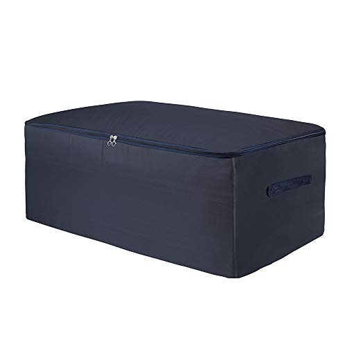 ZCHI Bolsa de Almacenamiento de Ropa de Gran Capacidad, Gruesa Plegable Organizador de Edredones Manta Ropa de Polvo con la Cremallera Robusta y Asa Reforzada 70 x 50 x 30 cm ZCHI Bolsa de Almacenamiento de Ropa de Gran Capacidad, Gruesa Plegable Organizador de Edredones Manta Ropa de Polvo con la Cremallera Robusta y Asa Reforzada 70 x 50 x 30 cm