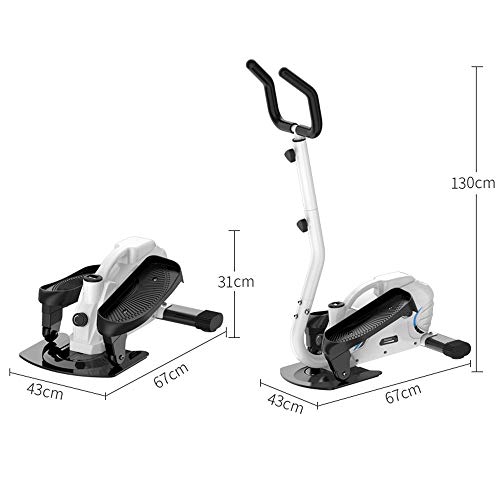 Zcyg Stepper, Mini Entrenador de zancada elíptica, Ejercicio aeróbico Ajustable, Equipo de Entrenamiento de Gimnasio en casa, Unisex (Color : A)