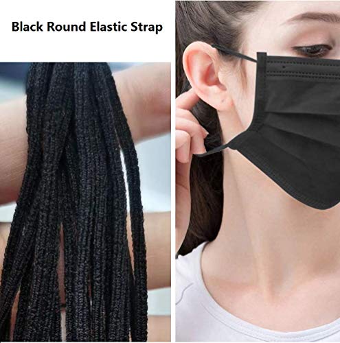 ZCZY Cuerda Elastica,3mm Redondo Cintas elásticas para Costura Y Manualidades DIY Cordon, Elástico de Cuerda Tela para Coser Ropa (Negro-10 yardas) ZCZY Cuerda Elastica,3mm Redondo Cintas elásticas para Costura Y Manualidades DIY Cordon, Elástico de Cuerda Tela para Coser Ropa (Negro-10 yardas)