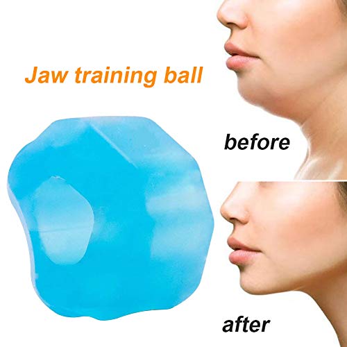 ZDYS Face Fitness Ball, bola de ejercicio de mandíbula, ejercicio de tóner facial, bola de ejercicio bucal, dispositivo de entrenamiento muscular de silicona para levantamiento facial ZDYS Face Fitness Ball, bola de ejercicio de mandíbula, ejercicio de tóner facial, bola de ejercicio bucal, dispositivo de entrenamiento muscular de silicona para levantamiento facial