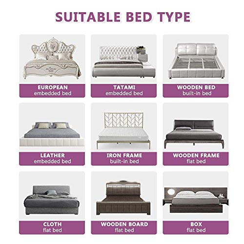 ZEHNHASE Barandilla de La Cama para bebés, Barrera de cama para niños Colchón doble, doble, tamaño completo tamaño queen y king (gris, 120cm, Children: XS) ZEHNHASE Barandilla de La Cama para bebés, Barrera de cama para niños Colchón doble, doble, tamaño completo tamaño queen y king (gris, 120cm, Children: XS)