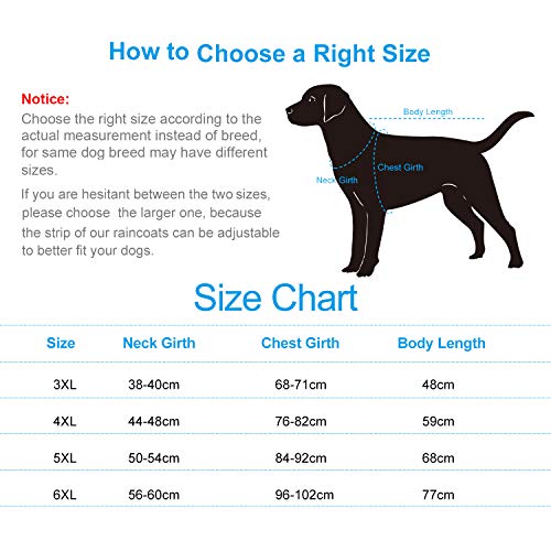 Zellar Impermeable para Perros con Capucha y Collar Agujero y Tiras reflectoras seguras, Ultra-Light Transpirable Impermeable 100% Chaqueta para Lluvia medianos Perro de Raza Grande Zellar Impermeable para Perros con Capucha y Collar Agujero y Tiras reflectoras seguras, Ultra-Light Transpirable Impermeable 100% Chaqueta para Lluvia medianos Perro de Raza Grande