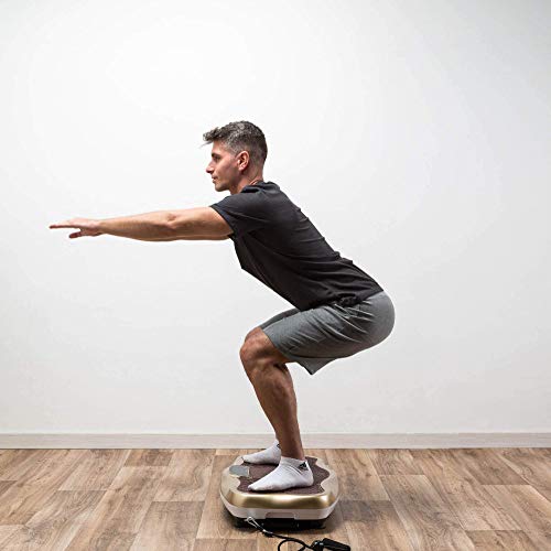 ZEN SHAPER® Plataforma Fitness (modelo 2021) - Tabla de Acondicionamiento corporal estético - Altavoces y música por Bluetooth - Eliminación de grasa y estimulación de la elasticidad muscular