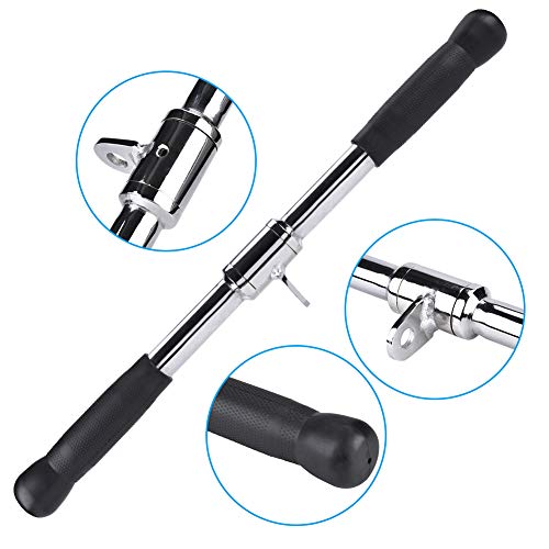 zerone barra giratoria para y tríceps y ejercitar bíceps, barra Pull Up de acero gancho Giratorio equipo gimnasio Ataque a Cable con empuñadura de goma, Barra Curl zerone barra giratoria para y tríceps y ejercitar bíceps, barra Pull Up de acero gancho Giratorio equipo gimnasio Ataque a Cable con empuñadura de goma, Barra Curl