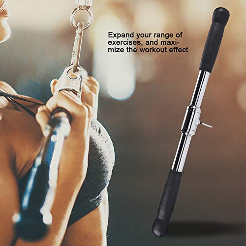 zerone barra giratoria para y tríceps y ejercitar bíceps, barra Pull Up de acero gancho Giratorio equipo gimnasio Ataque a Cable con empuñadura de goma, Barra Curl zerone barra giratoria para y tríceps y ejercitar bíceps, barra Pull Up de acero gancho Giratorio equipo gimnasio Ataque a Cable con empuñadura de goma, Barra Curl
