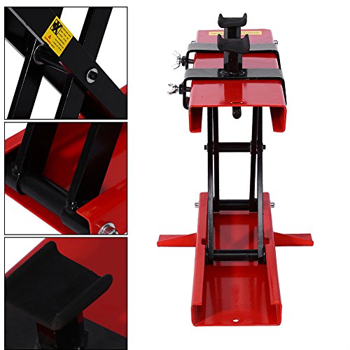 Zerone para Motocicletas, para Motocicletas Hub Soporte Moto Heber Montaje Caballete Tijeras Heber Heber Motorcycle Motorbike Bike Stand Center Scissor Lift Hoist Workshop Bench 500 kg