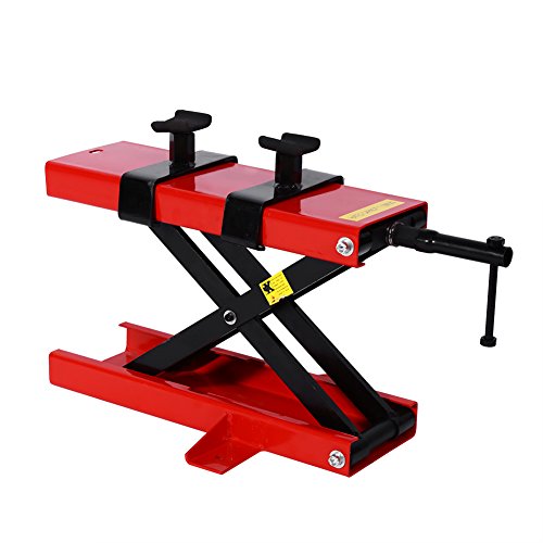 Zerone para Motocicletas, para Motocicletas Hub Soporte Moto Heber Montaje Caballete Tijeras Heber Heber Motorcycle Motorbike Bike Stand Center Scissor Lift Hoist Workshop Bench 500 kg