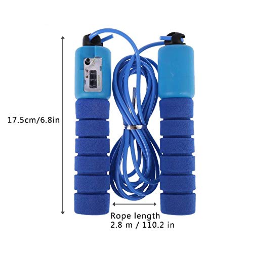 zfdg Ejercicio Saltar Cuerda, 4 Pieza Cuerda Salto Digital Ajustable, Contador Tiempo Saltar Cuerda, Cuerda Saltar, con Suaves Antideslizantes, para Ejercicios Fitness Juego Actividad Aire Libre zfdg Ejercicio Saltar Cuerda, 4 Pieza Cuerda Salto Digital Ajustable, Contador Tiempo Saltar Cuerda, Cuerda Saltar, con Suaves Antideslizantes, para Ejercicios Fitness Juego Actividad Aire Libre