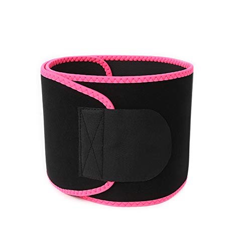 ZFH Faja Deportiva Entrenador de Cintura Adelgazamiento Trimmer Entrenamiento Fitness Neopreno Caliente Sauna Sudor Banda para el Vientre El Dolor Reduce el Riesgo de Lesiones,Pink