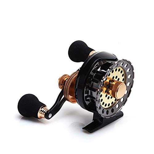 ZFW Carrete de Pesca, Taza de Alambre de Metal, Carrete de caña de Pescar, Adecuado para Pesca de Calamar, Pesca en Hielo, Pesca en Puente, Elegante y Duradero ZFW Carrete de Pesca, Taza de Alambre de Metal, Carrete de caña de Pescar, Adecuado para Pesca de Calamar, Pesca en Hielo, Pesca en Puente, Elegante y Duradero