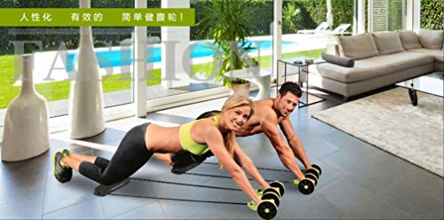 ZGQA-AOC con un balancín Abdominales Rueda casa Abdominal Rueda de la Rueda de Cuerda de Silencio tirón Multi-función de los Hombres y Mujeres de Doble Delgada del Vientre estómago reducción ZGQA-AOC con un balancín Abdominales Rueda casa Abdominal Rueda de la Rueda de Cuerda de Silencio tirón Multi-función de los Hombres y Mujeres de Doble Delgada del Vientre estómago reducción