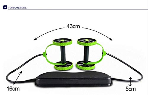 ZGQA-AOC con un balancín Abdominales Rueda casa Abdominal Rueda de la Rueda de Cuerda de Silencio tirón Multi-función de los Hombres y Mujeres de Doble Delgada del Vientre estómago reducción ZGQA-AOC con un balancín Abdominales Rueda casa Abdominal Rueda de la Rueda de Cuerda de Silencio tirón Multi-función de los Hombres y Mujeres de Doble Delgada del Vientre estómago reducción