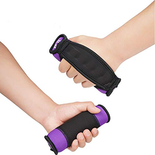 ZGRNB Saco de Arena con Mancuernas para Adelgazar Brazo Delgado Que Forma Yoga aeróbicos un par de 1 KG Rojo púrpura